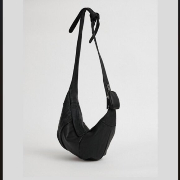 DeMAKER, Onion Medium Bag,  Black Sheep Skin, with Circle Pouch - Picture 2 of 5